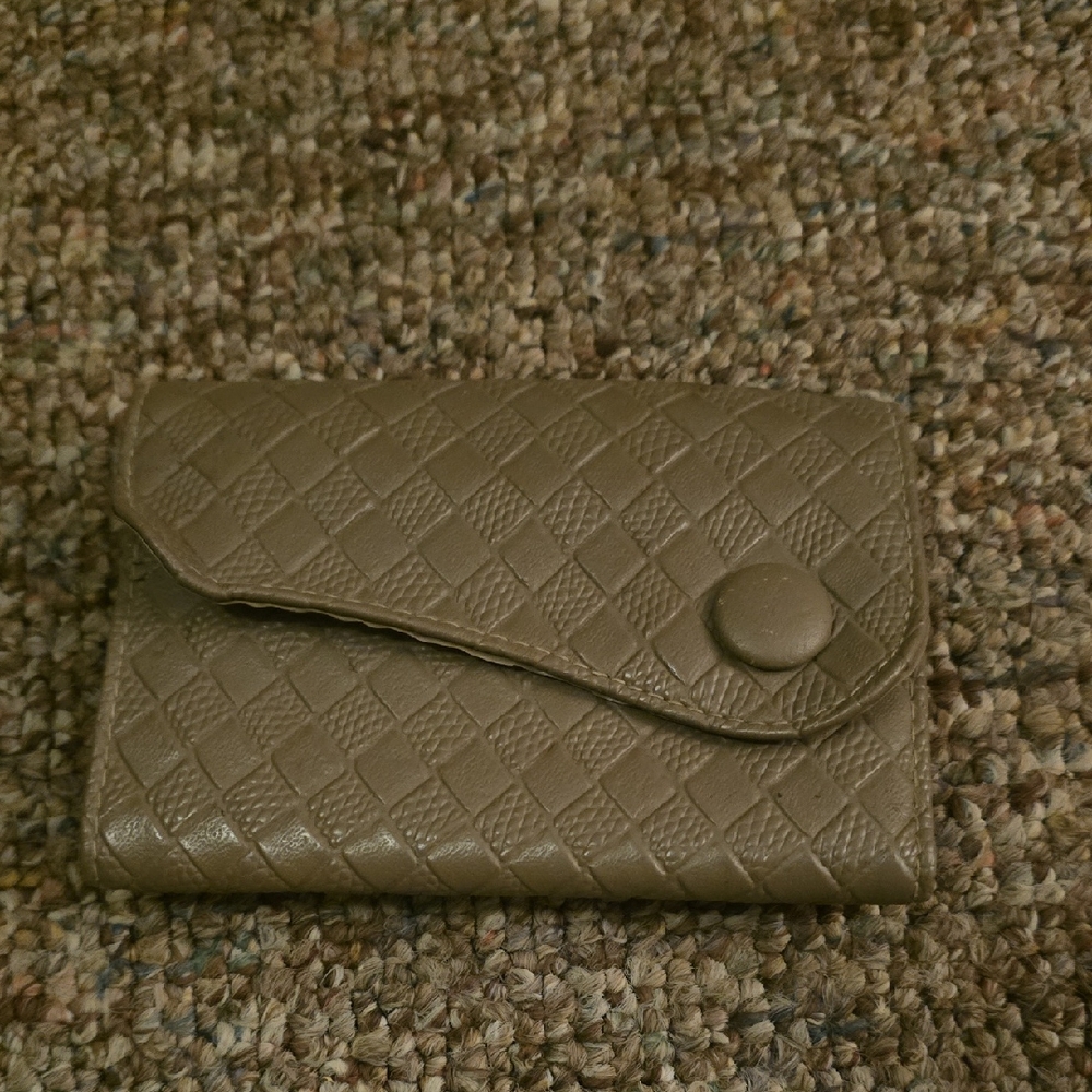 Brown Textured Wallet